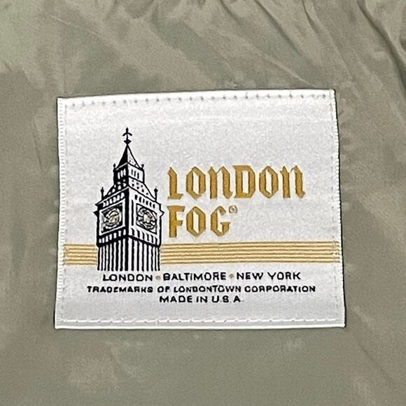 VTG London Fog Raincoat Women's 10 Dusty Floral Print Trench Coat Classic 80's - Picture 9 of 14